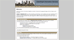 Desktop Screenshot of datawright.com.au